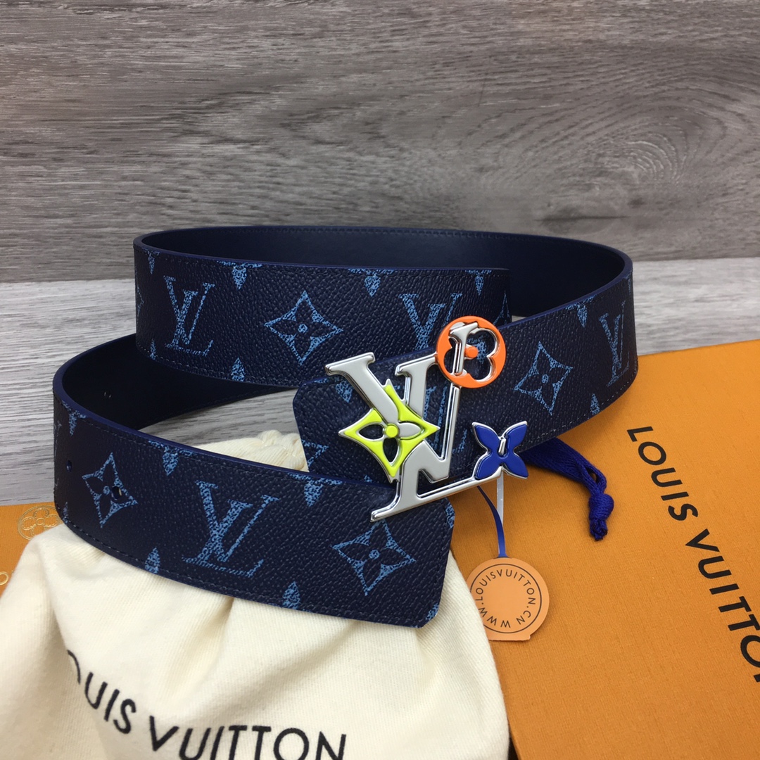 Louis Vuitton LV Custom 4cm Reversible Canvas Belt