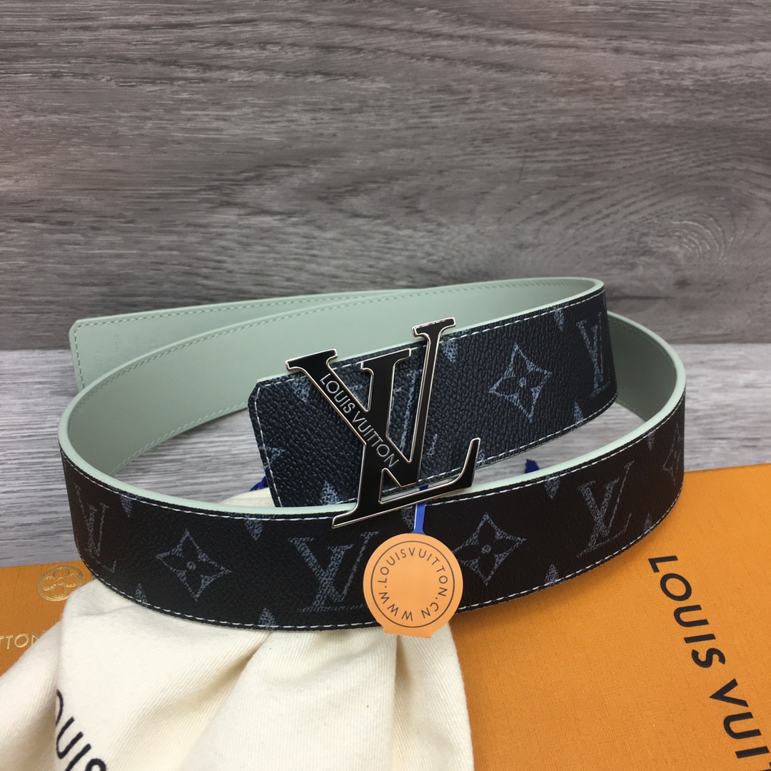 Louis Vuitton LV Custom 4cm Reversible Canvas Belt