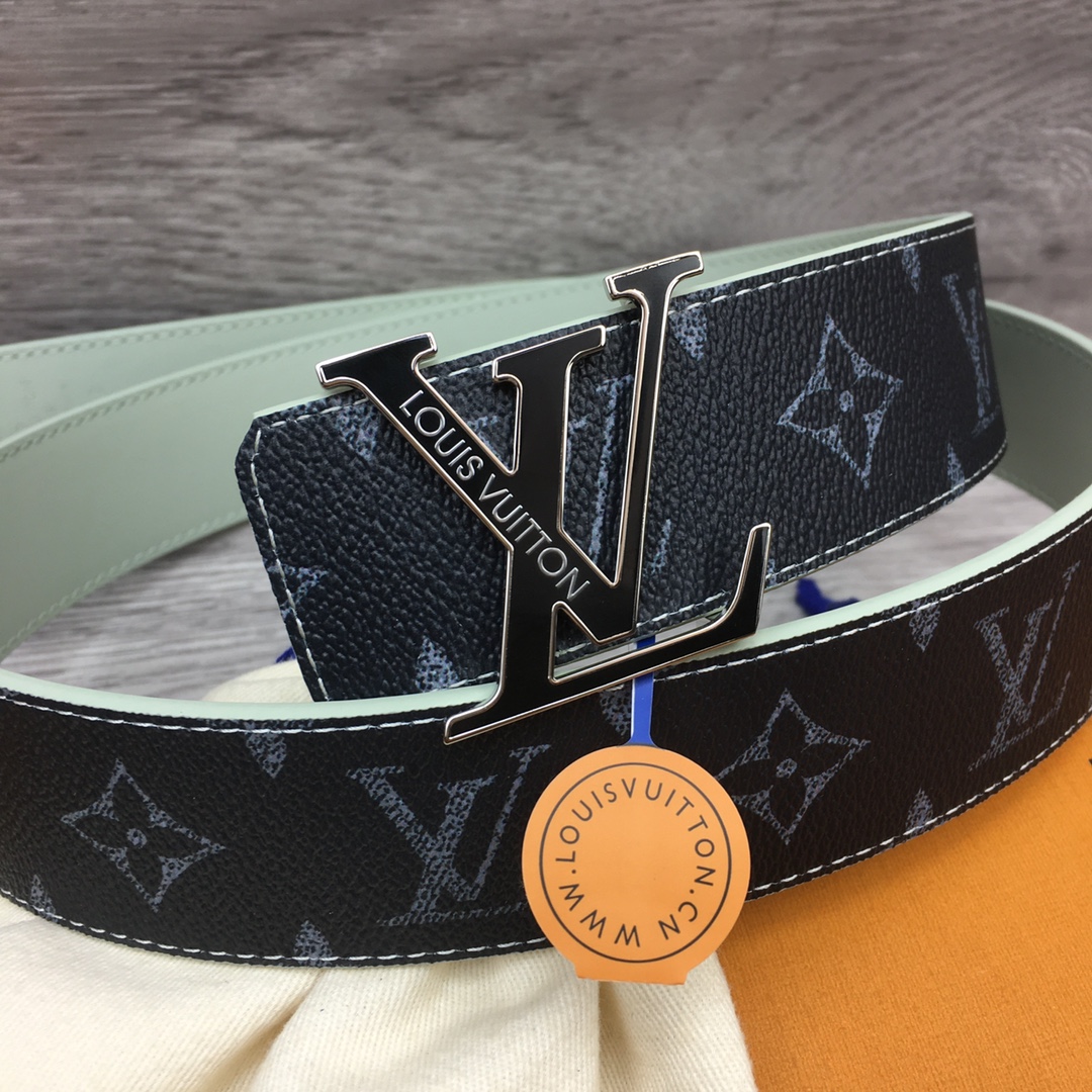 Louis Vuitton LV Custom 4cm Reversible Canvas Belt