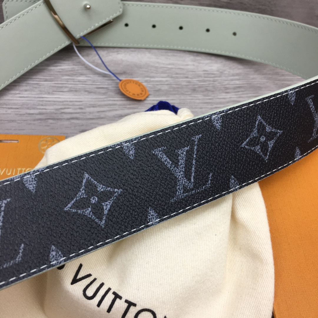 Louis Vuitton LV Custom 4cm Reversible Canvas Belt