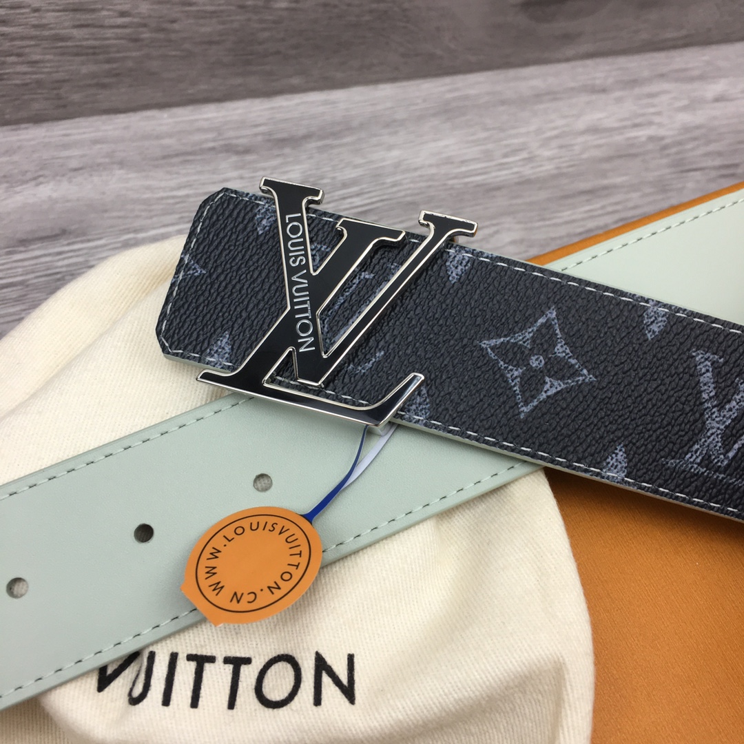 Louis Vuitton LV Custom 4cm Reversible Canvas Belt