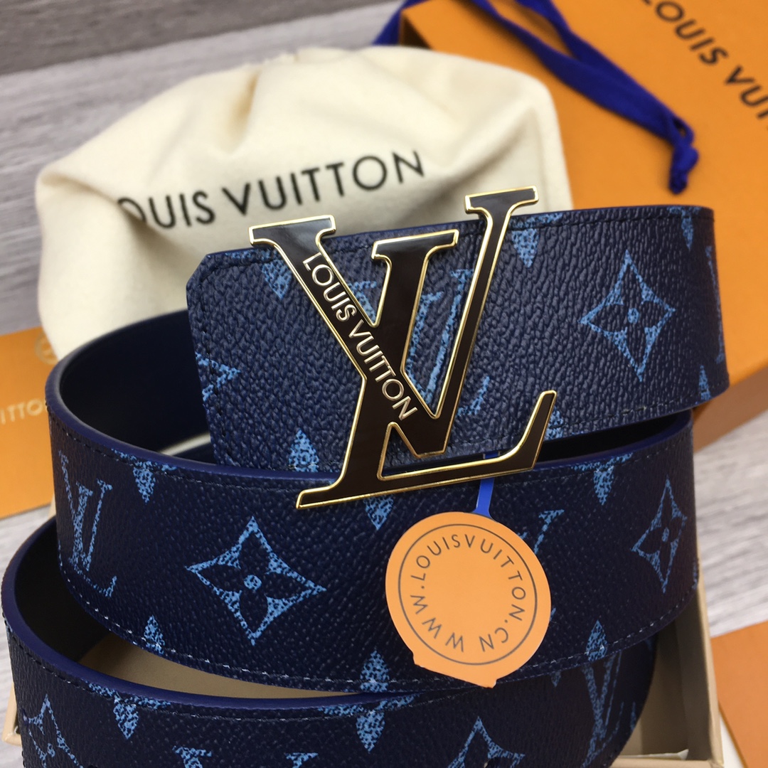 Louis Vuitton LV Custom 4cm Reversible Canvas Belt