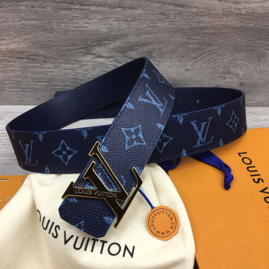 Louis Vuitton LV Custom 4cm Reversible Canvas Belt