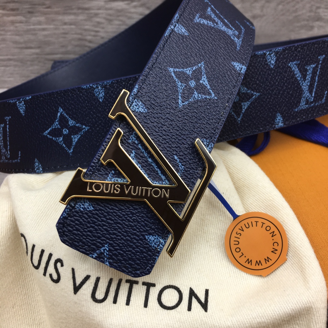 Louis Vuitton LV Custom 4cm Reversible Canvas Belt