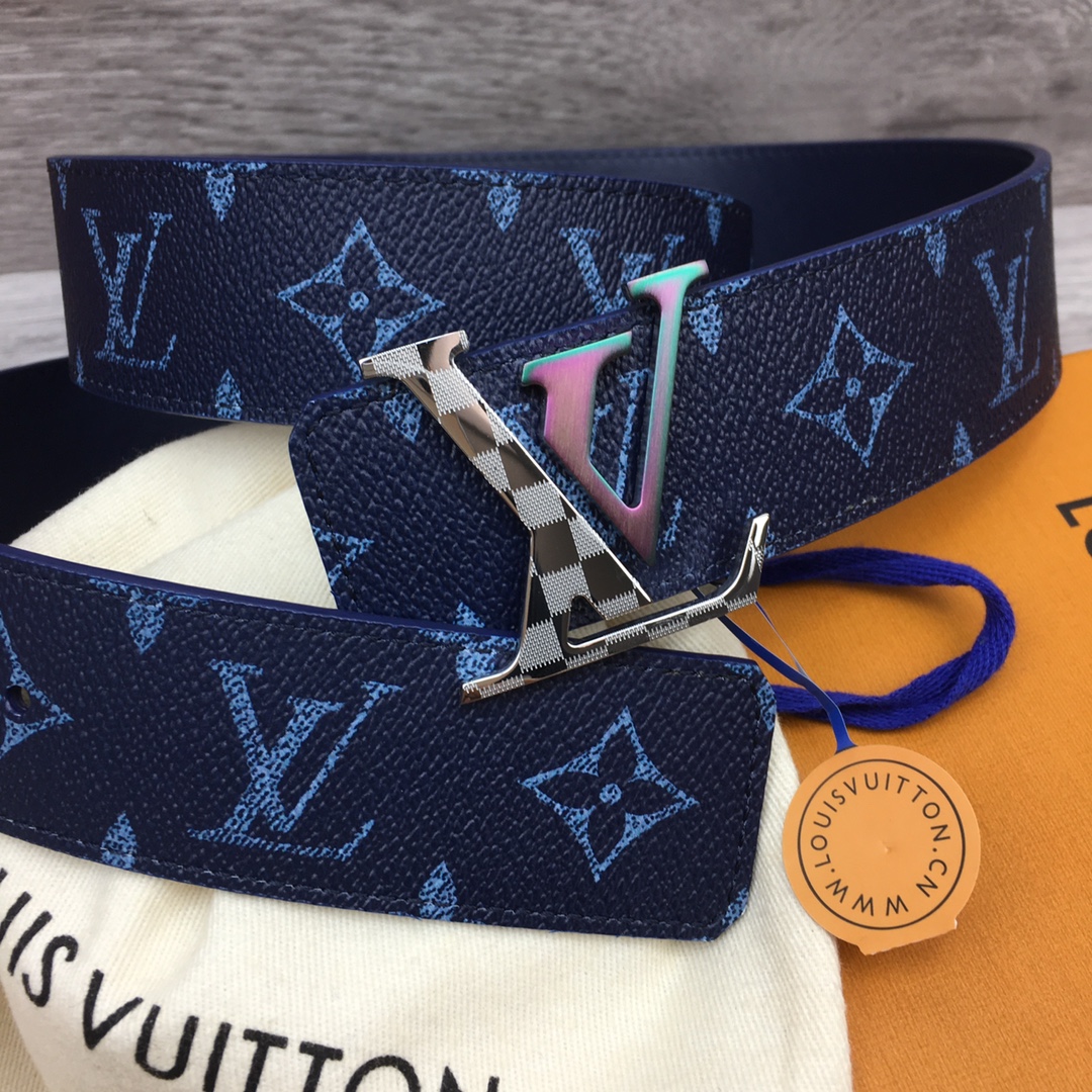 Louis Vuitton LV Custom 4cm Reversible Canvas Belt