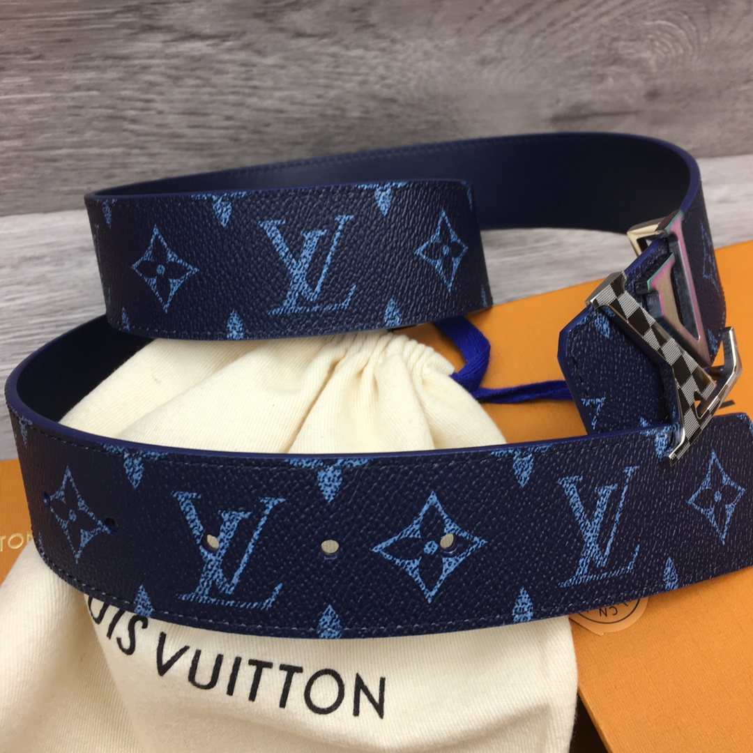 Louis Vuitton LV Custom 4cm Reversible Canvas Belt