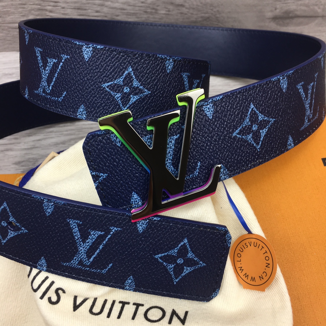 Louis Vuitton LV Custom 4cm Reversible Canvas Belt