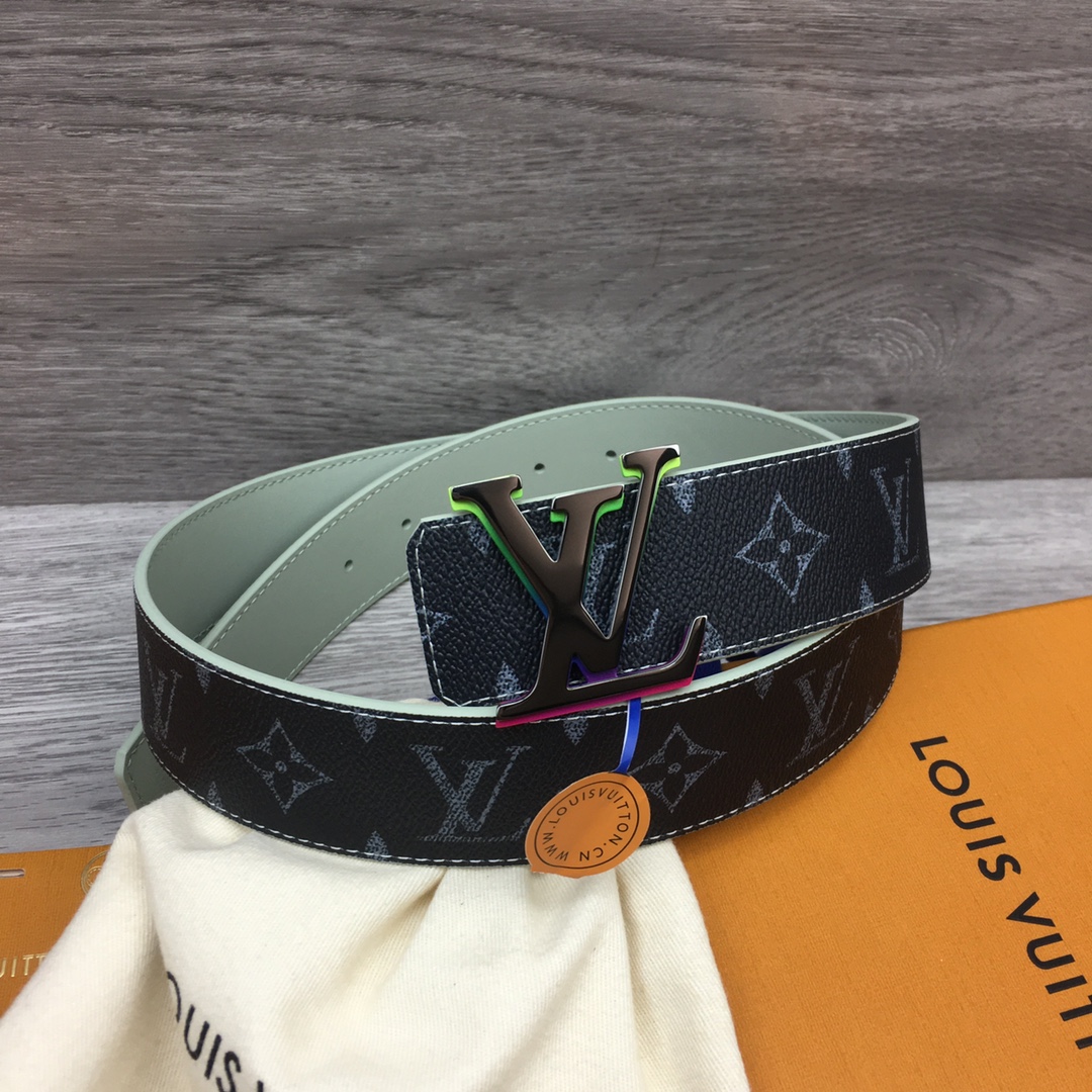 Louis Vuitton LV Custom 4cm Reversible Canvas Belt