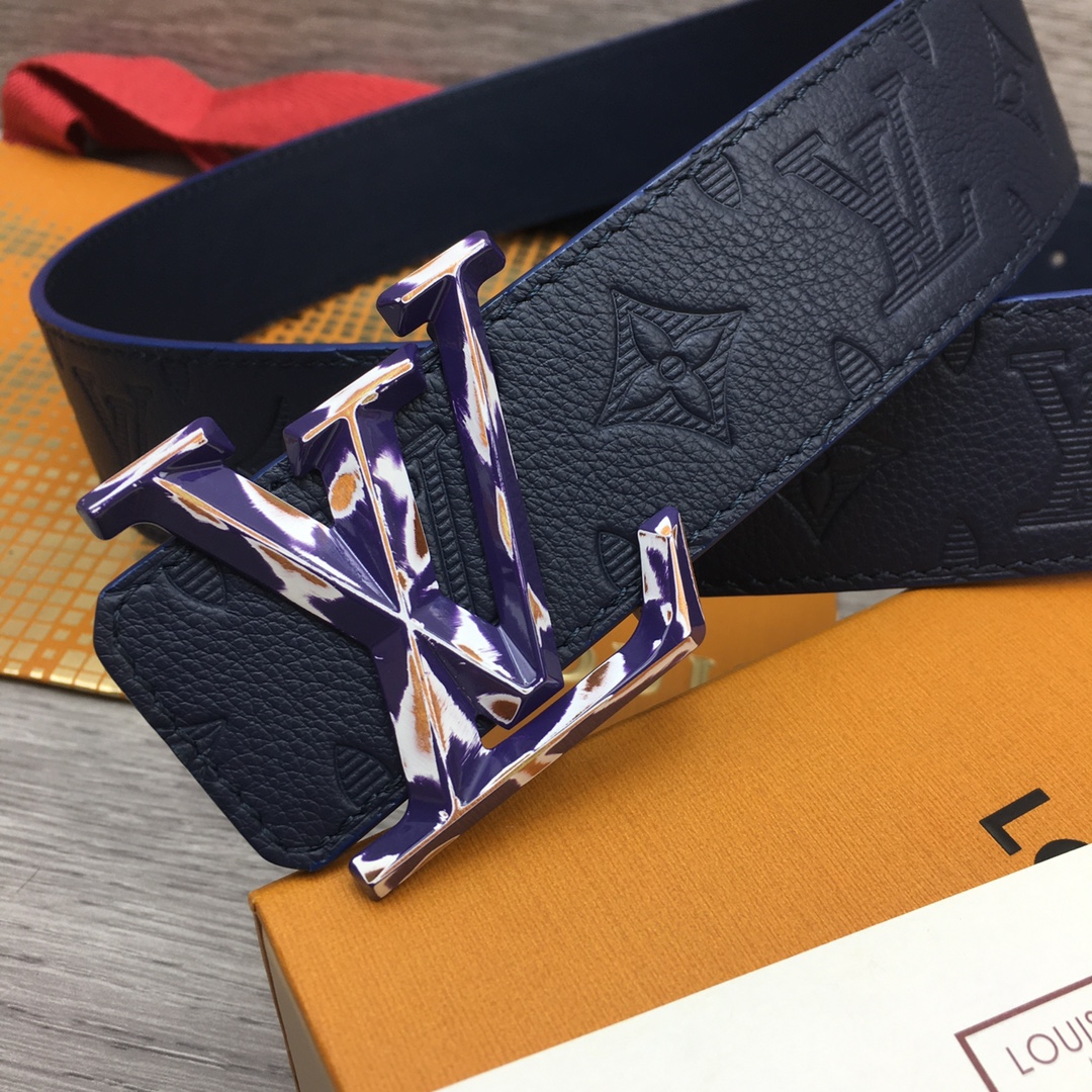 Louis Vuitton LV Overseas Exclusive 4cm Calfskin Belt