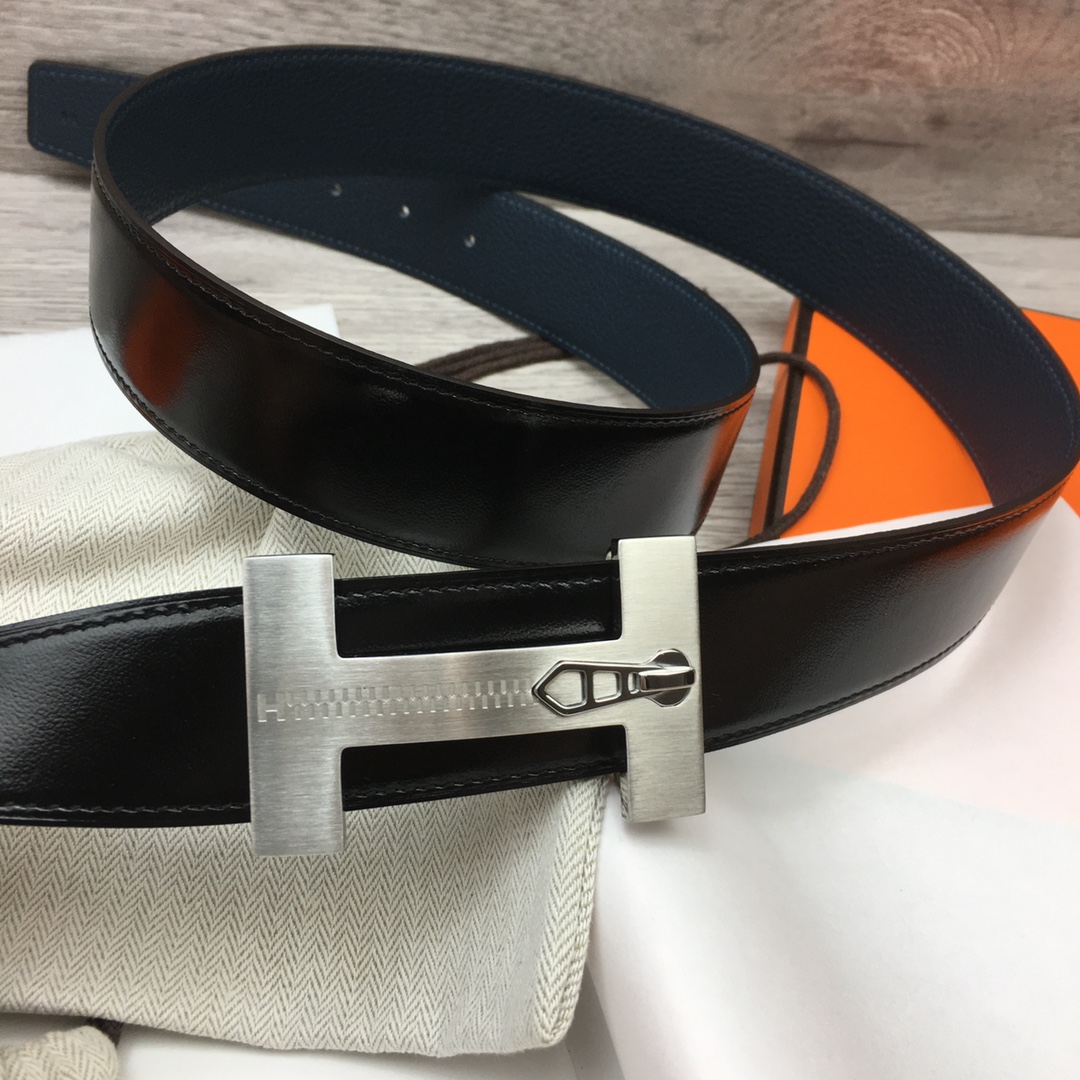 Herm??s H Men's Reversible Belt 38mm