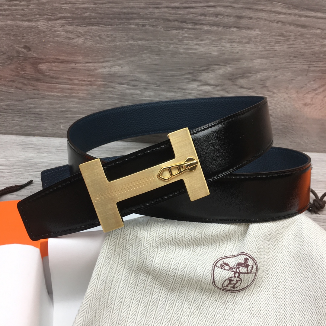 Herm??s H Men's Reversible Belt 38mm