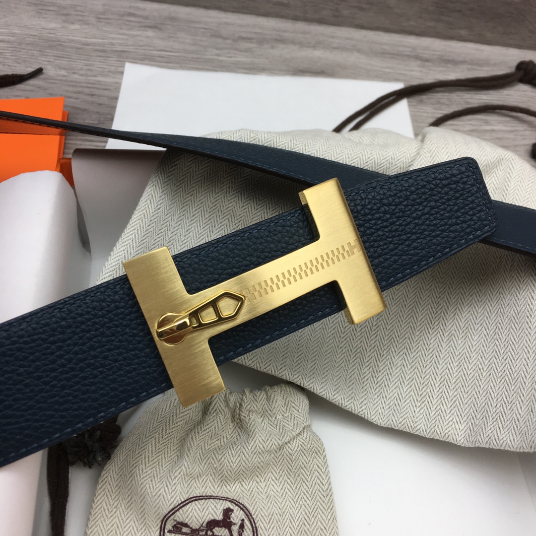 Herm??s H Men's Reversible Belt 38mm