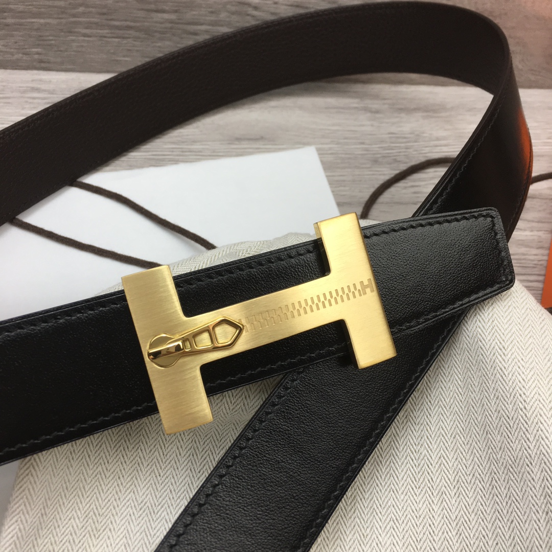 Herm??s H Men's Reversible Belt 38mm