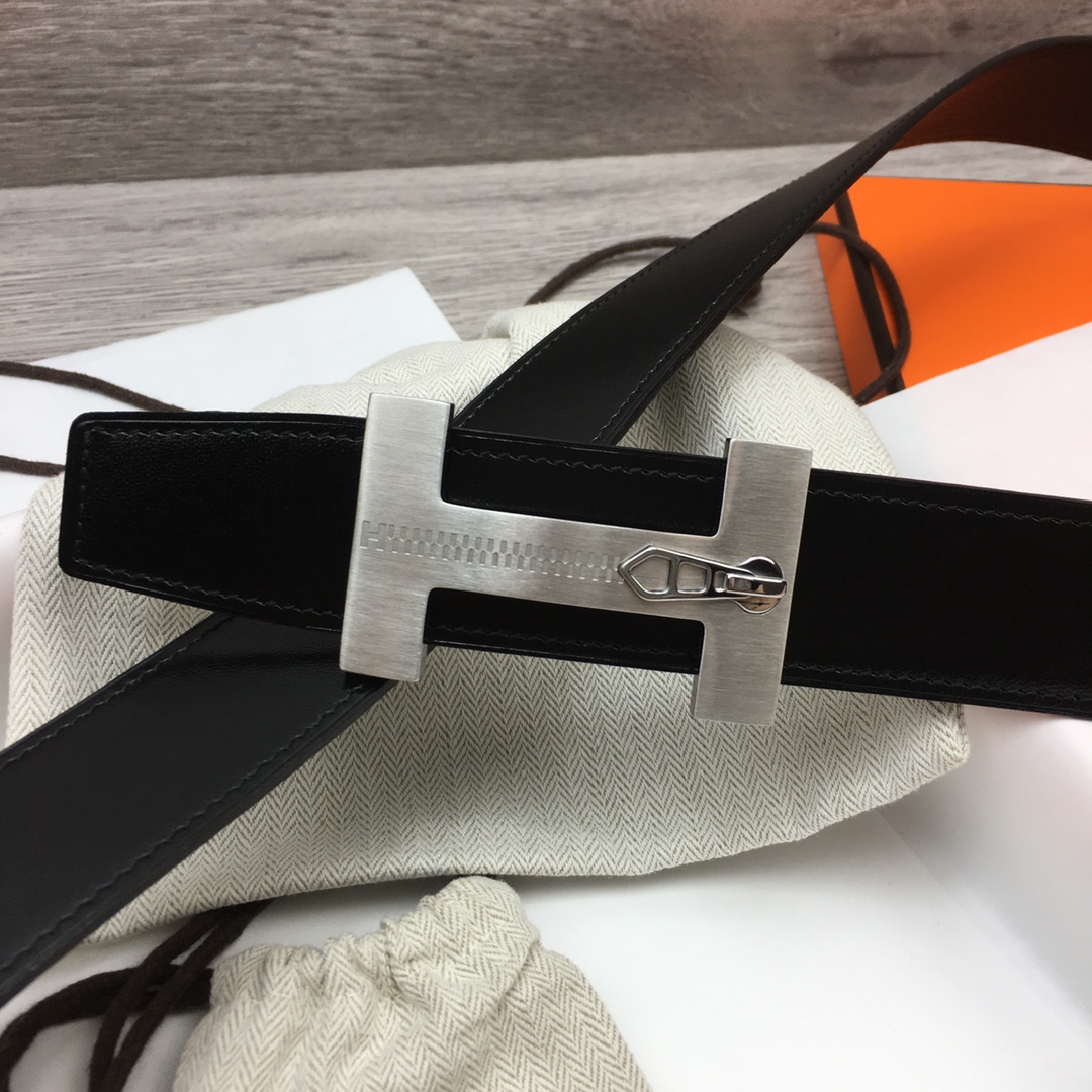 Herm??s H Men's Reversible Belt 38mm