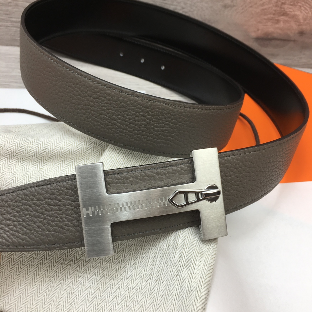 Herm??s H Men's Reversible Belt 38mm