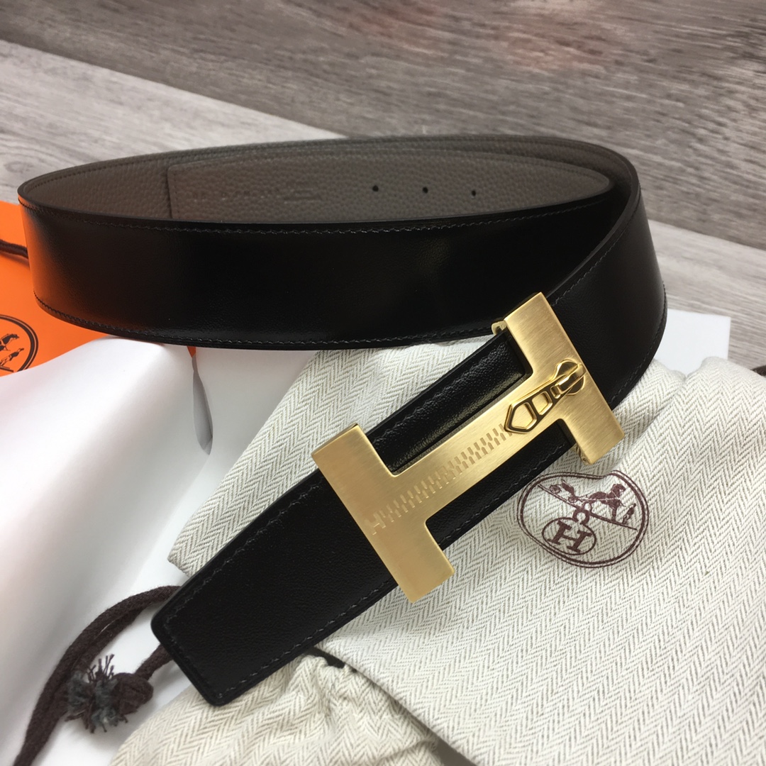 Herm??s H Men's Reversible Belt 38mm