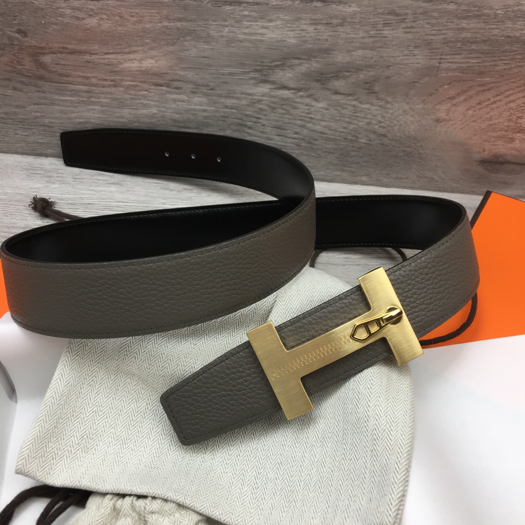 Herm??s H Men's Reversible Belt 38mm