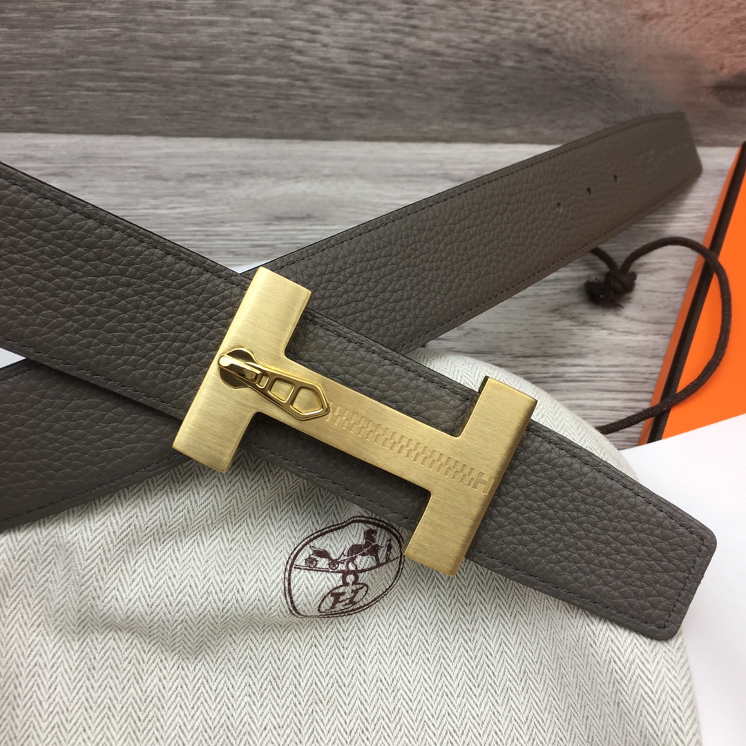 Herm??s H Men's Reversible Belt 38mm