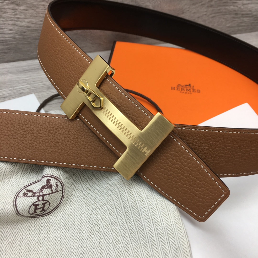 Herm??s H Men's Reversible Belt 38mm