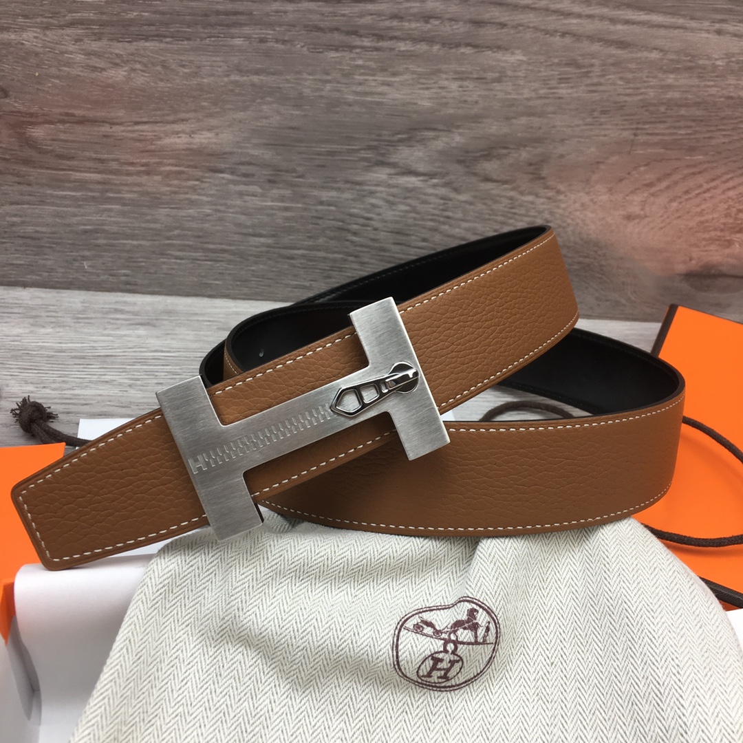 Herm??s H Men's Reversible Belt 38mm