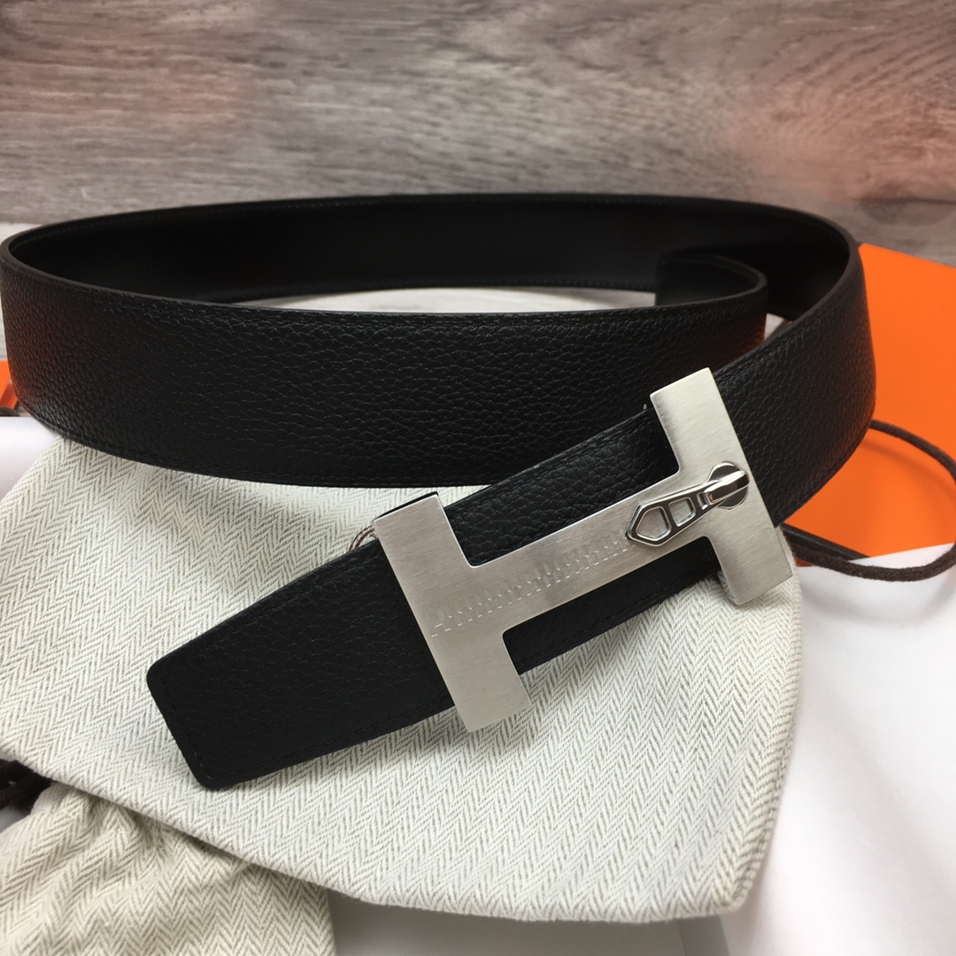 Herm??s H Men's Reversible Belt 38mm