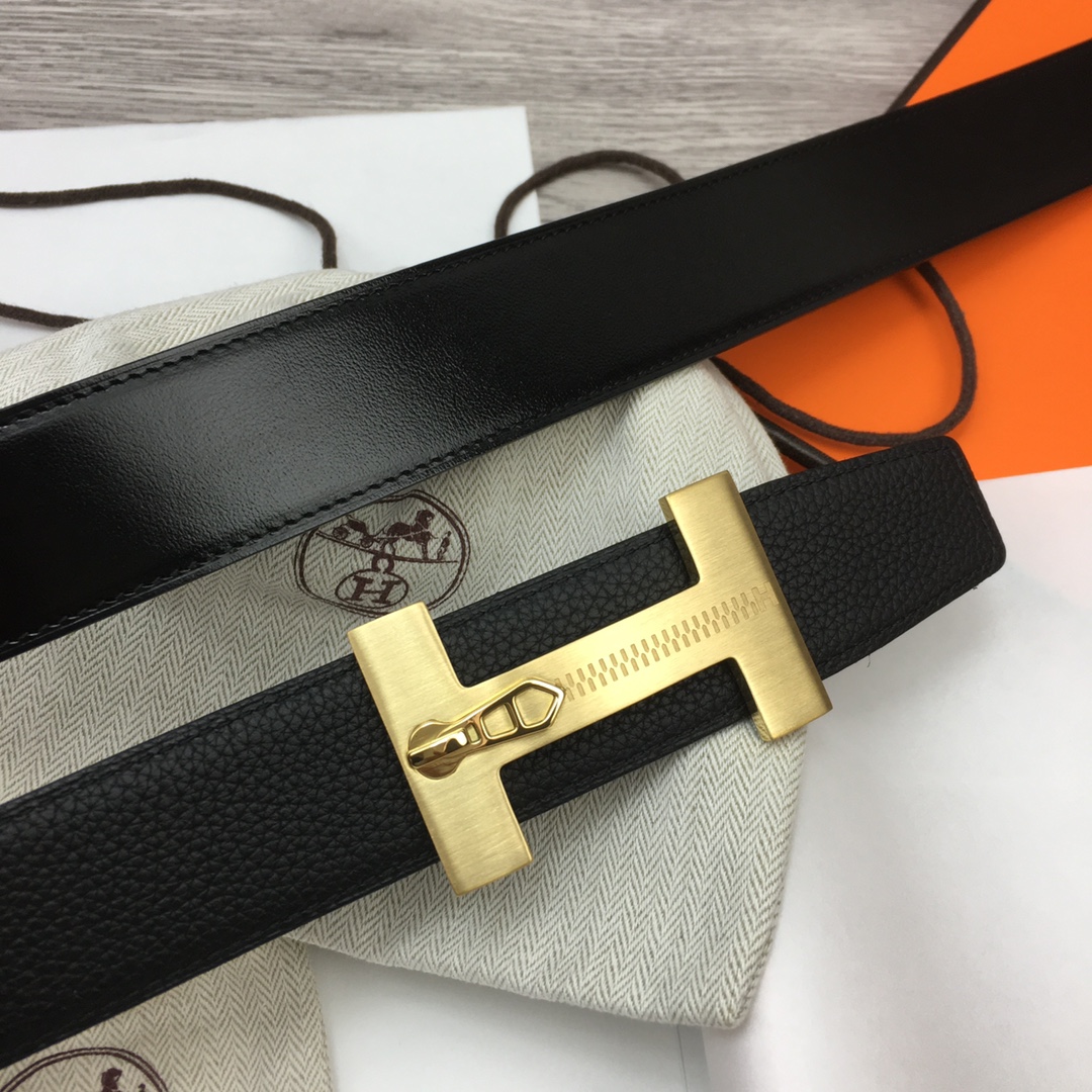 Herm??s H Men's Reversible Belt 38mm