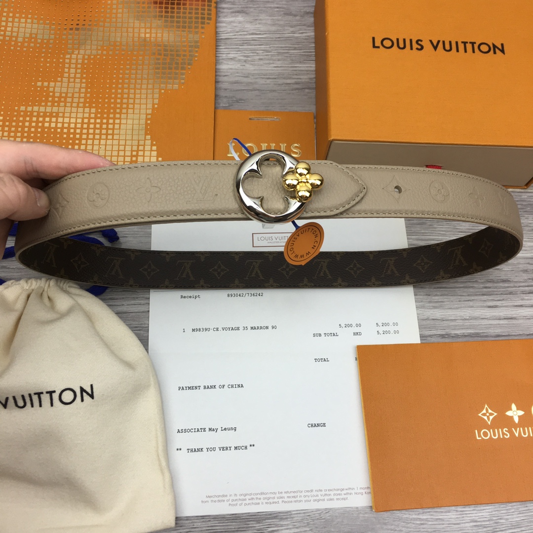 Louis Vuitton LV Women's New Belt 3cm