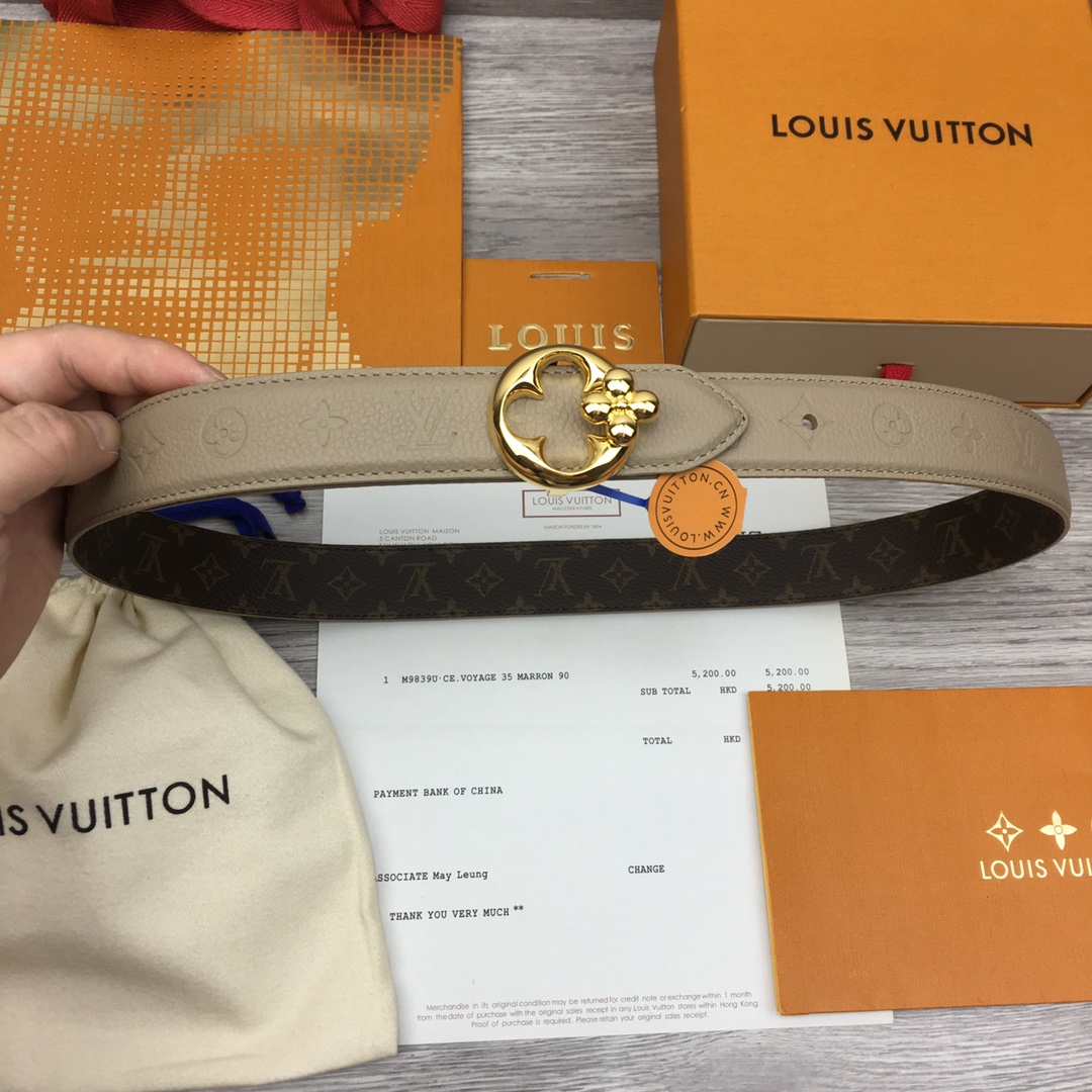 Louis Vuitton LV Women's New Belt 3cm