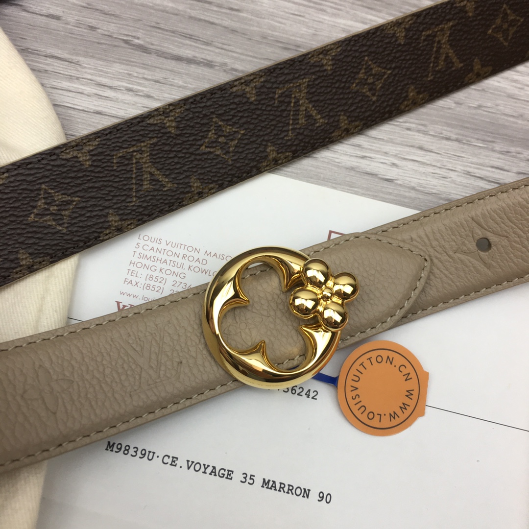 Louis Vuitton LV Women's New Belt 3cm