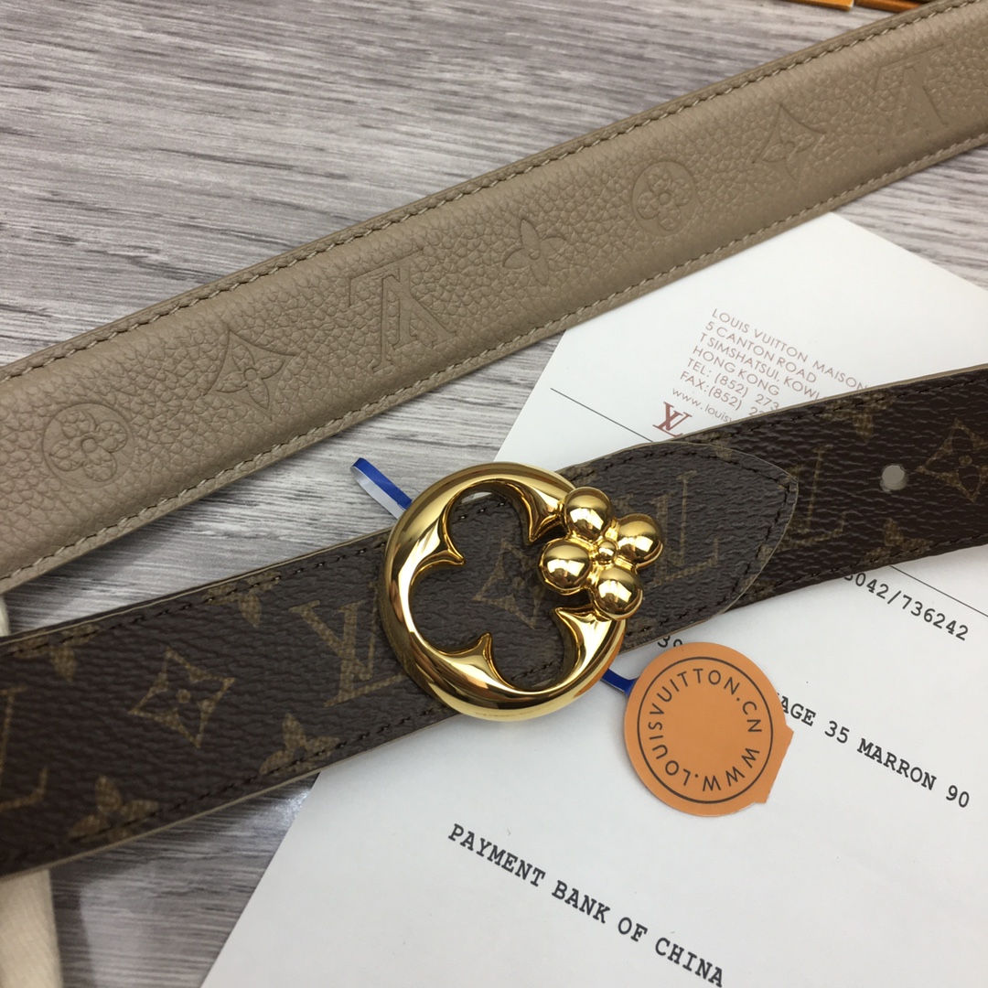 Louis Vuitton LV Women's New Belt 3cm