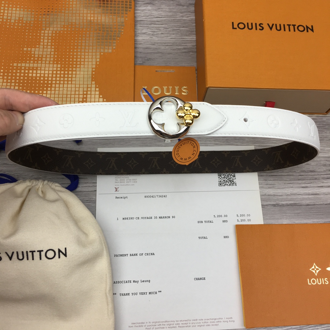 Louis Vuitton LV Women's New Belt 3cm