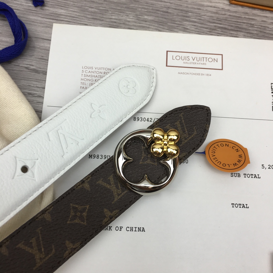 Louis Vuitton LV Women's New Belt 3cm