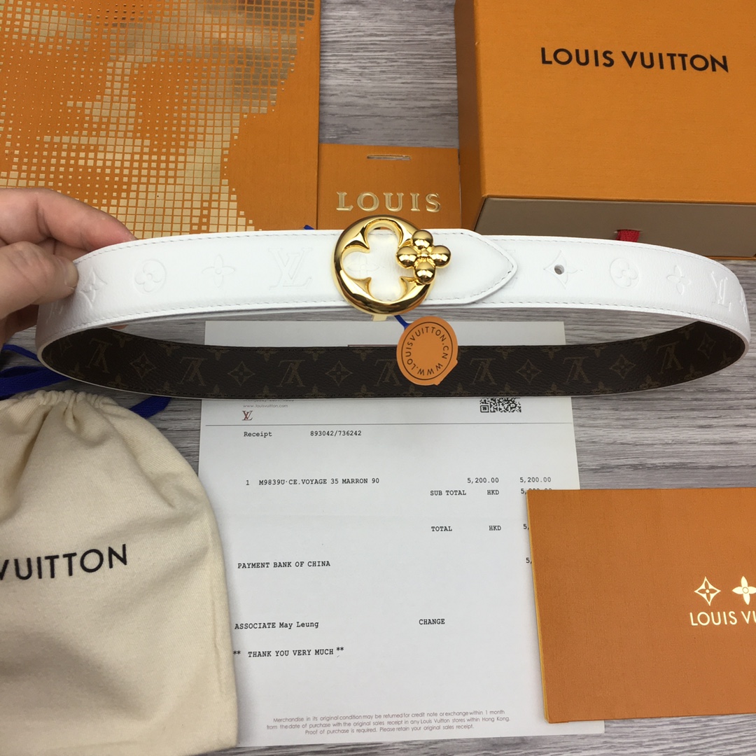 Louis Vuitton LV Women's New Belt 3cm