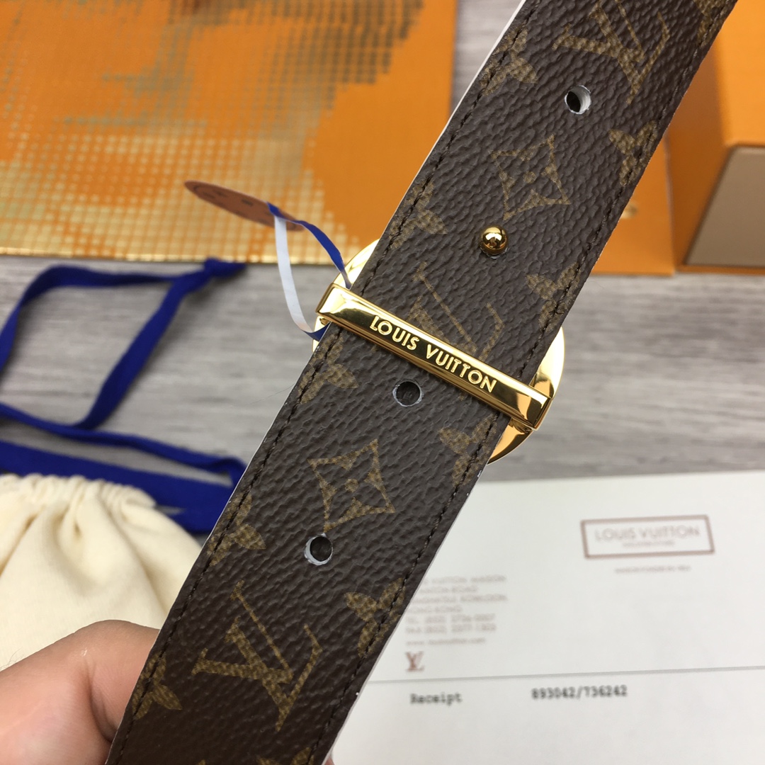 Louis Vuitton LV Women's New Belt 3cm