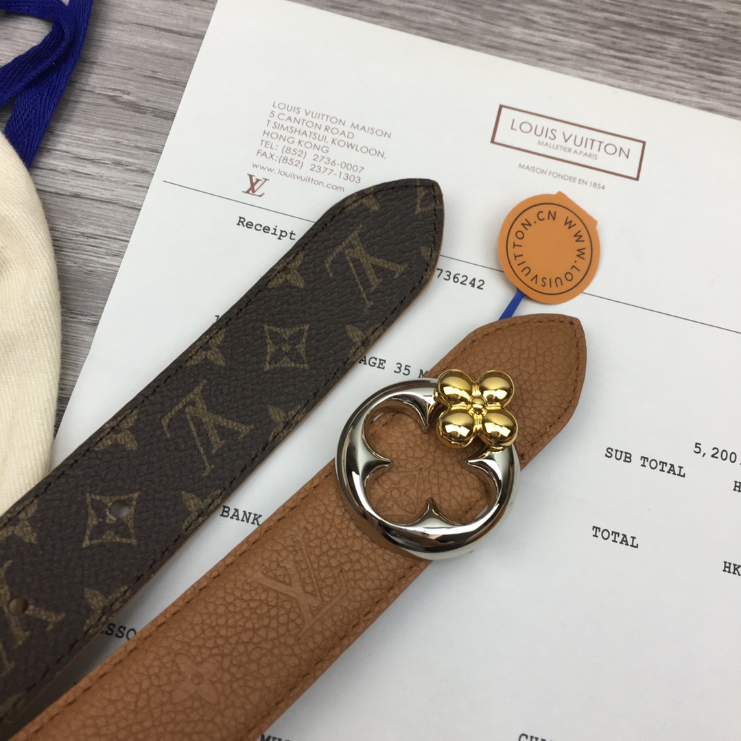 Louis Vuitton LV Women's New Belt 3cm