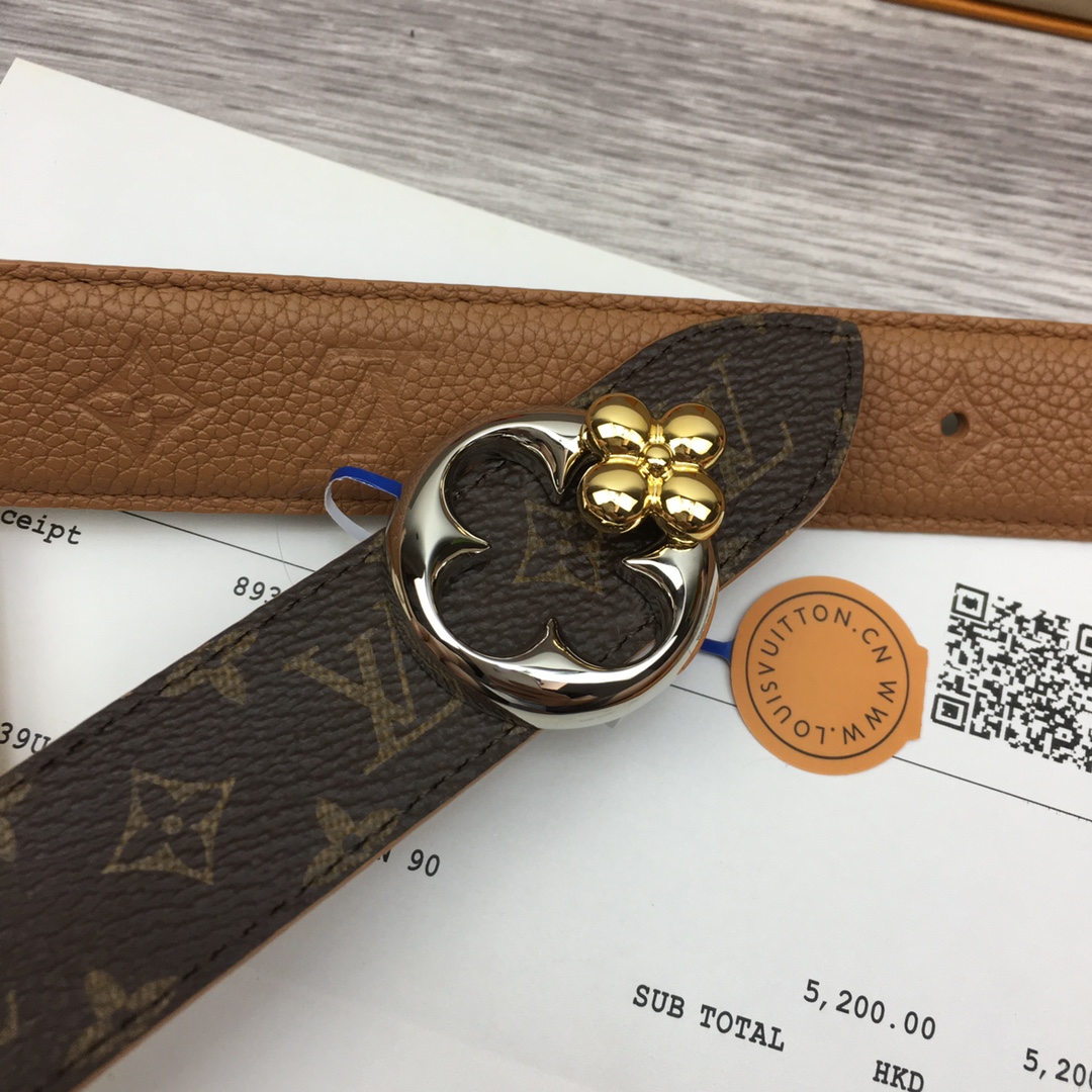 Louis Vuitton LV Women's New Belt 3cm