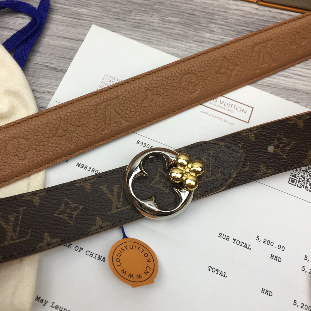 Louis Vuitton LV Women's New Belt 3cm