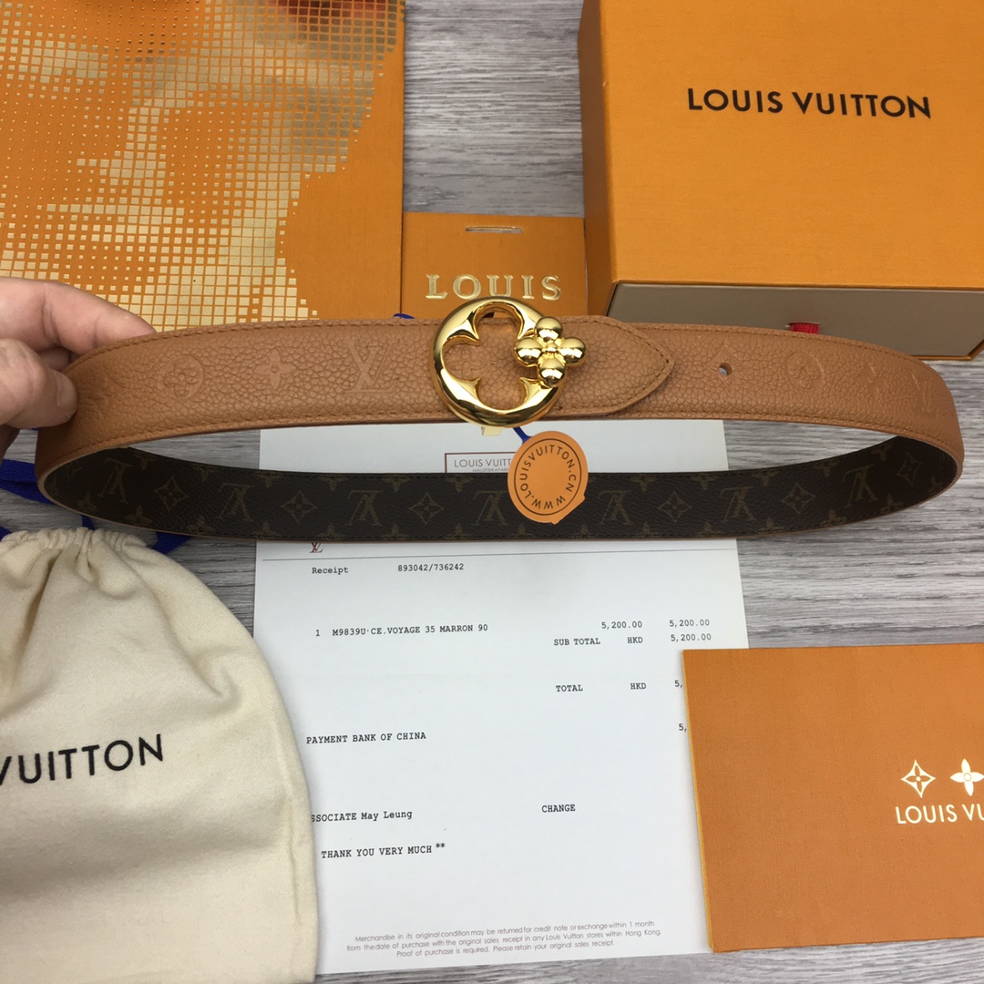 Louis Vuitton LV Women's New Belt 3cm