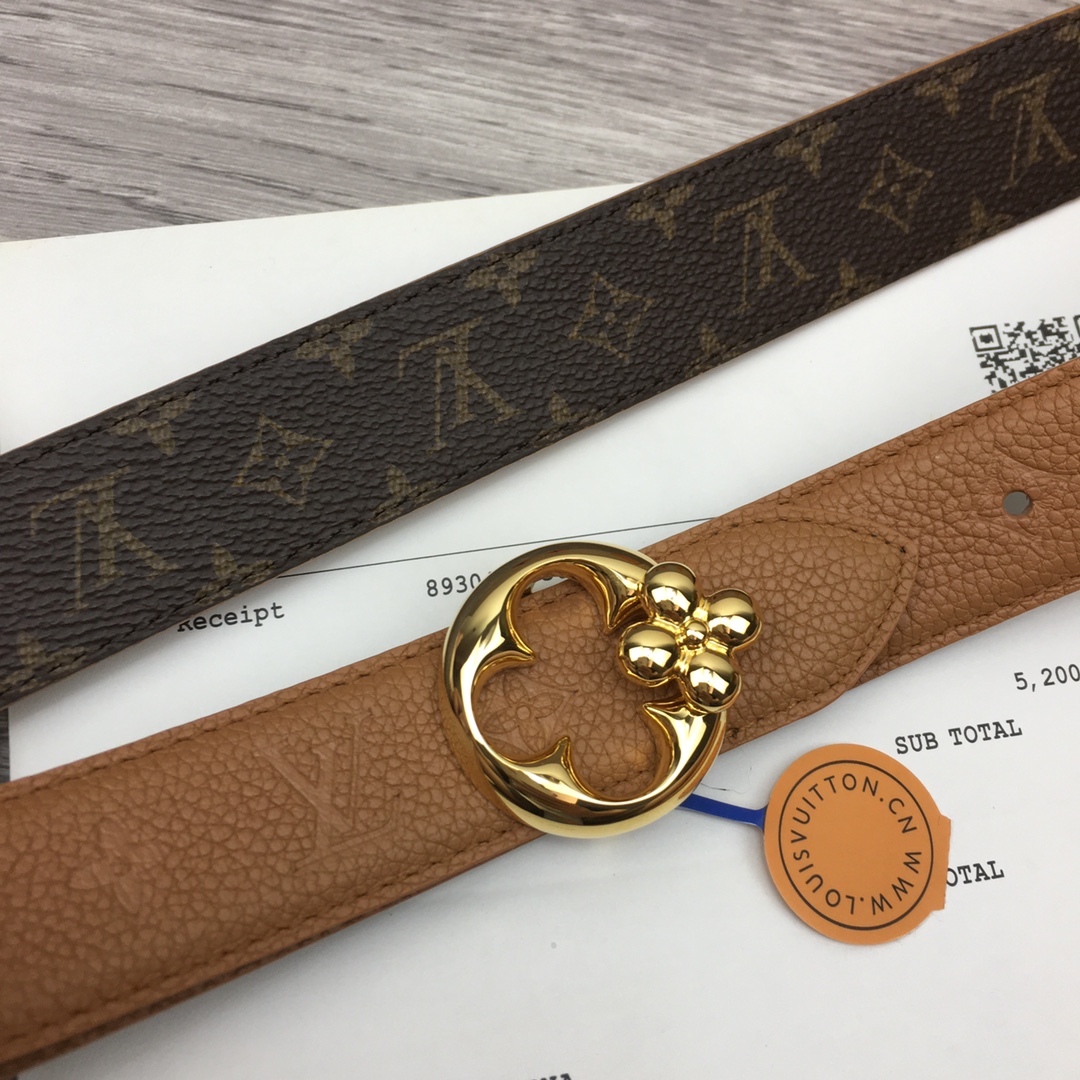 Louis Vuitton LV Women's New Belt 3cm