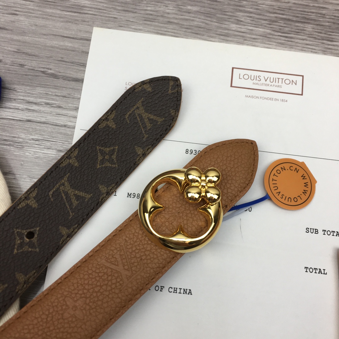 Louis Vuitton LV Women's New Belt 3cm