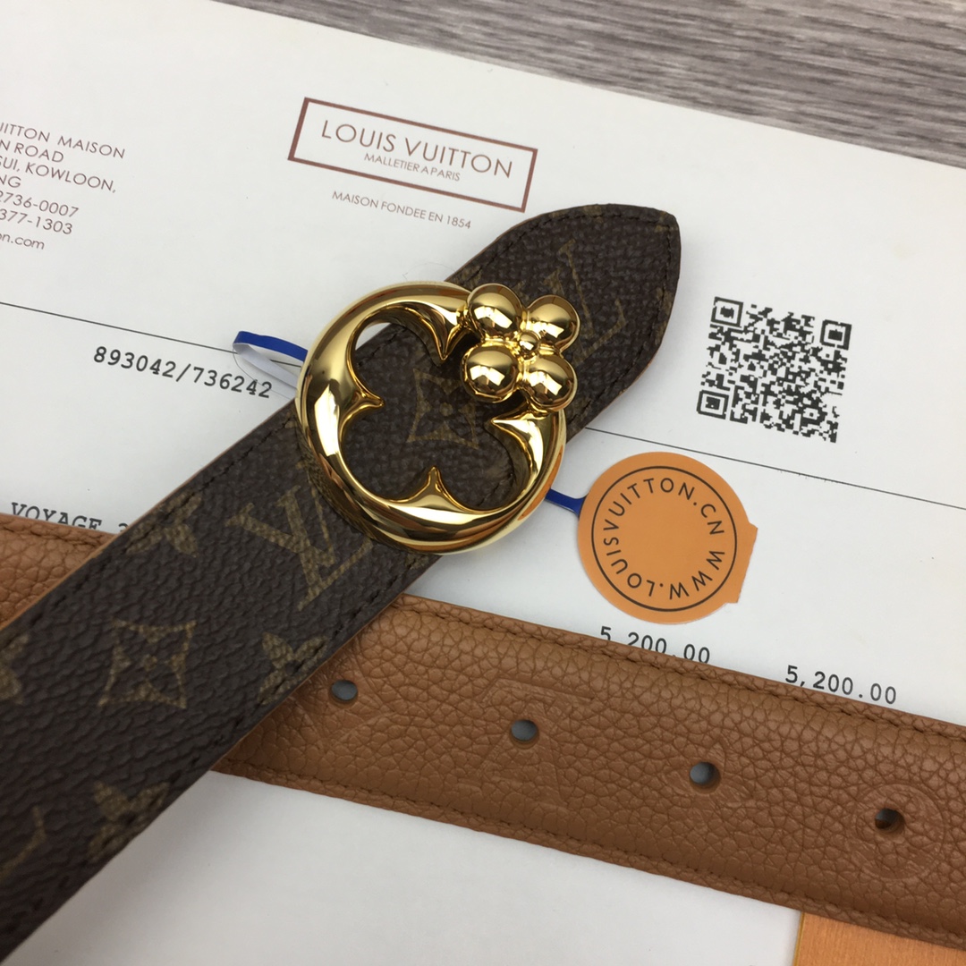 Louis Vuitton LV Women's New Belt 3cm