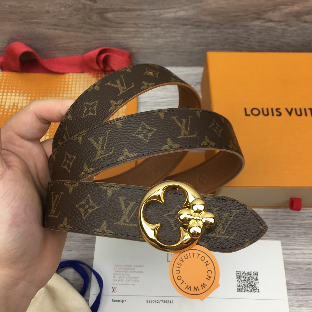 Louis Vuitton LV Women's New Belt 3cm