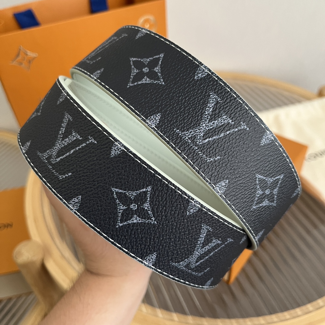 Louis Vuitton LV Custom 4cm Reversible Canvas Belt