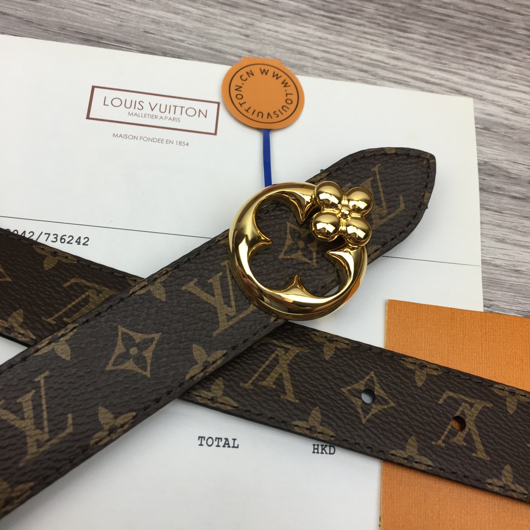 Louis Vuitton LV Women's New Belt 3cm