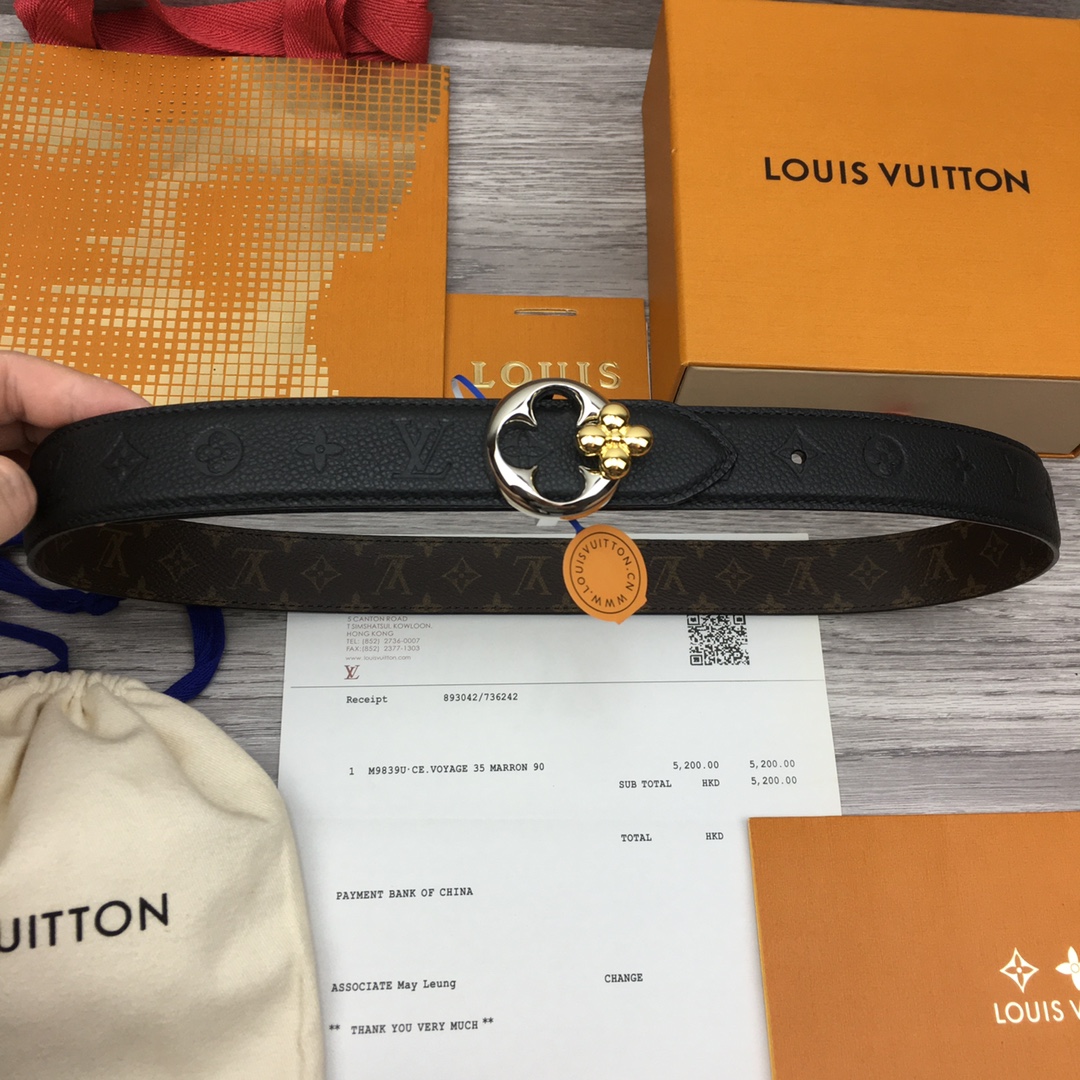 Louis Vuitton LV Women's New Belt 3cm