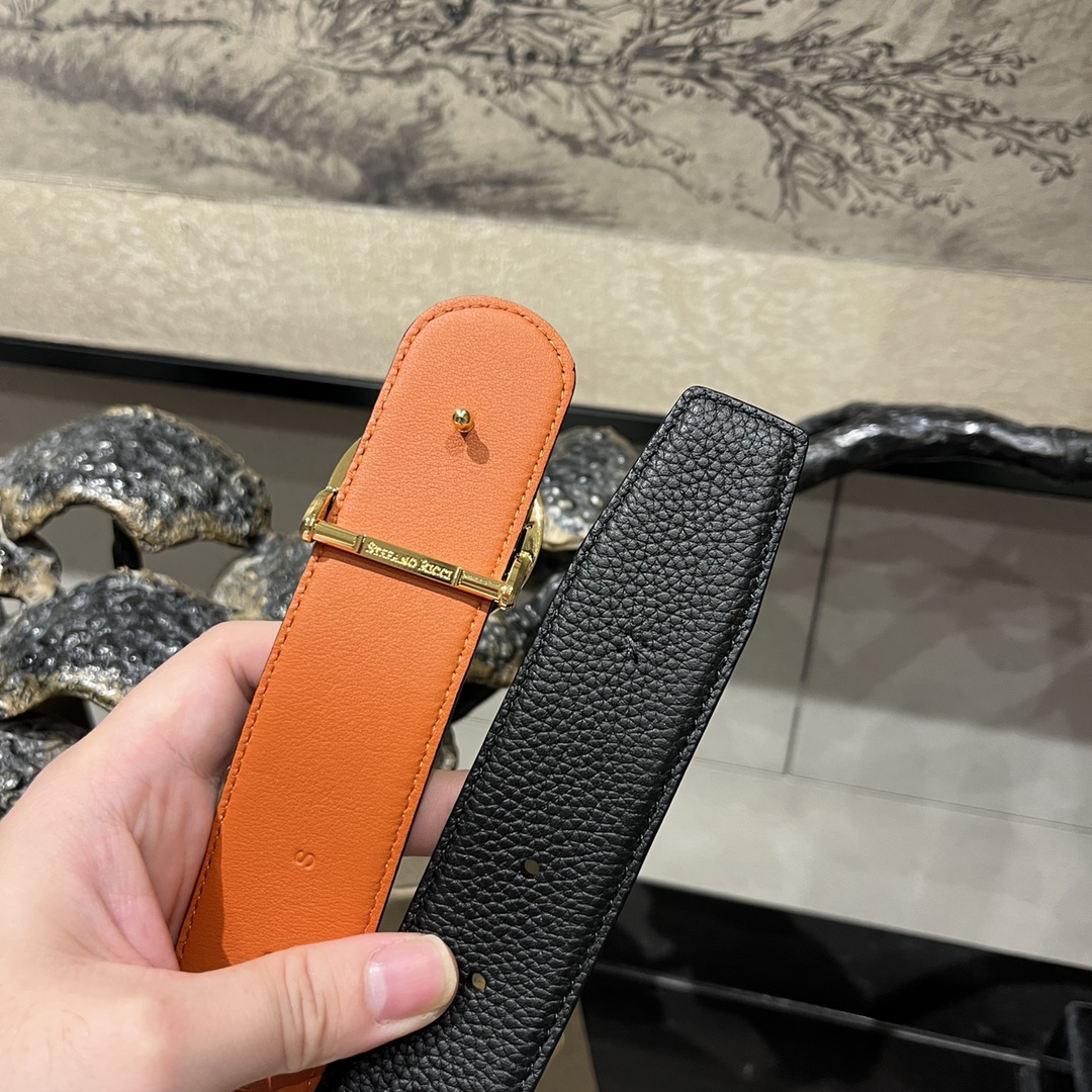 Ferragamo Men's Luxury Reversible Belt