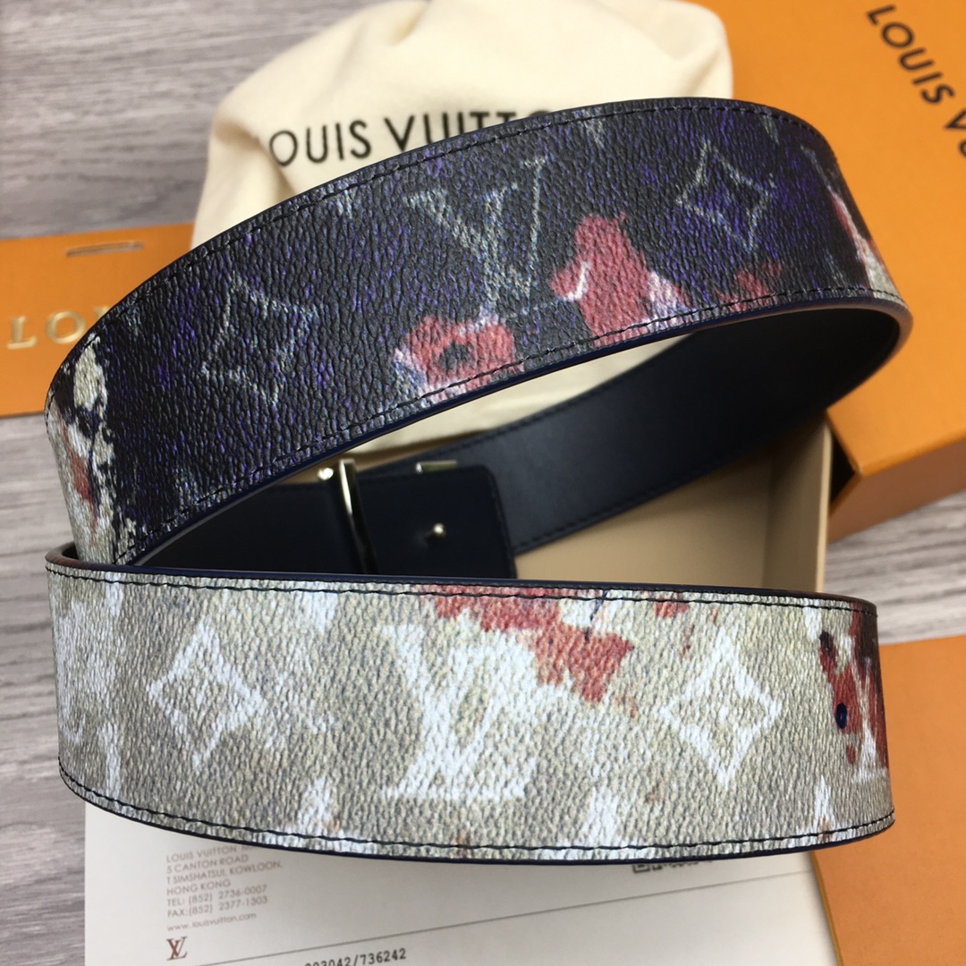 Louis Vuitton Men's Reversible Canvas Belt