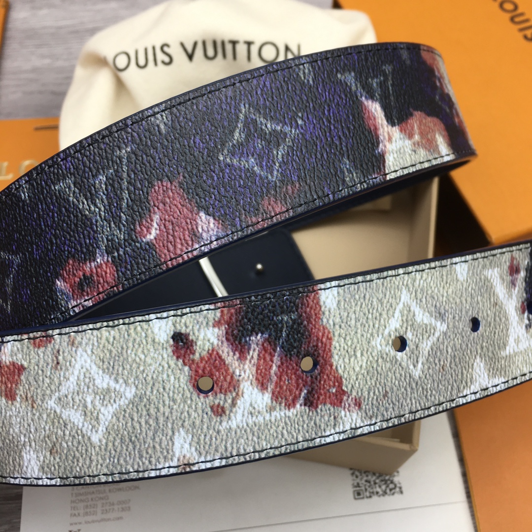 Louis Vuitton Men's Reversible Canvas Belt