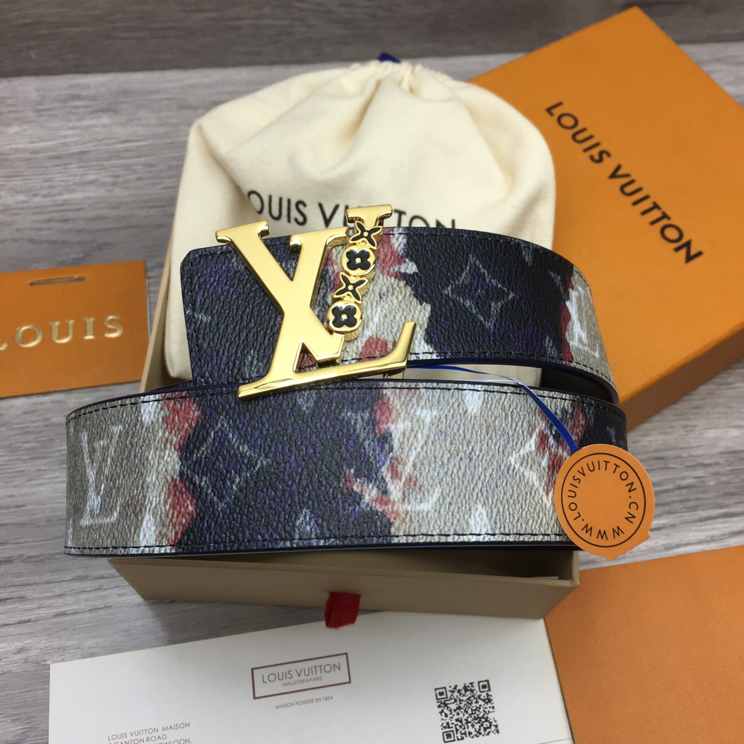 Louis Vuitton Men's Reversible Canvas Belt