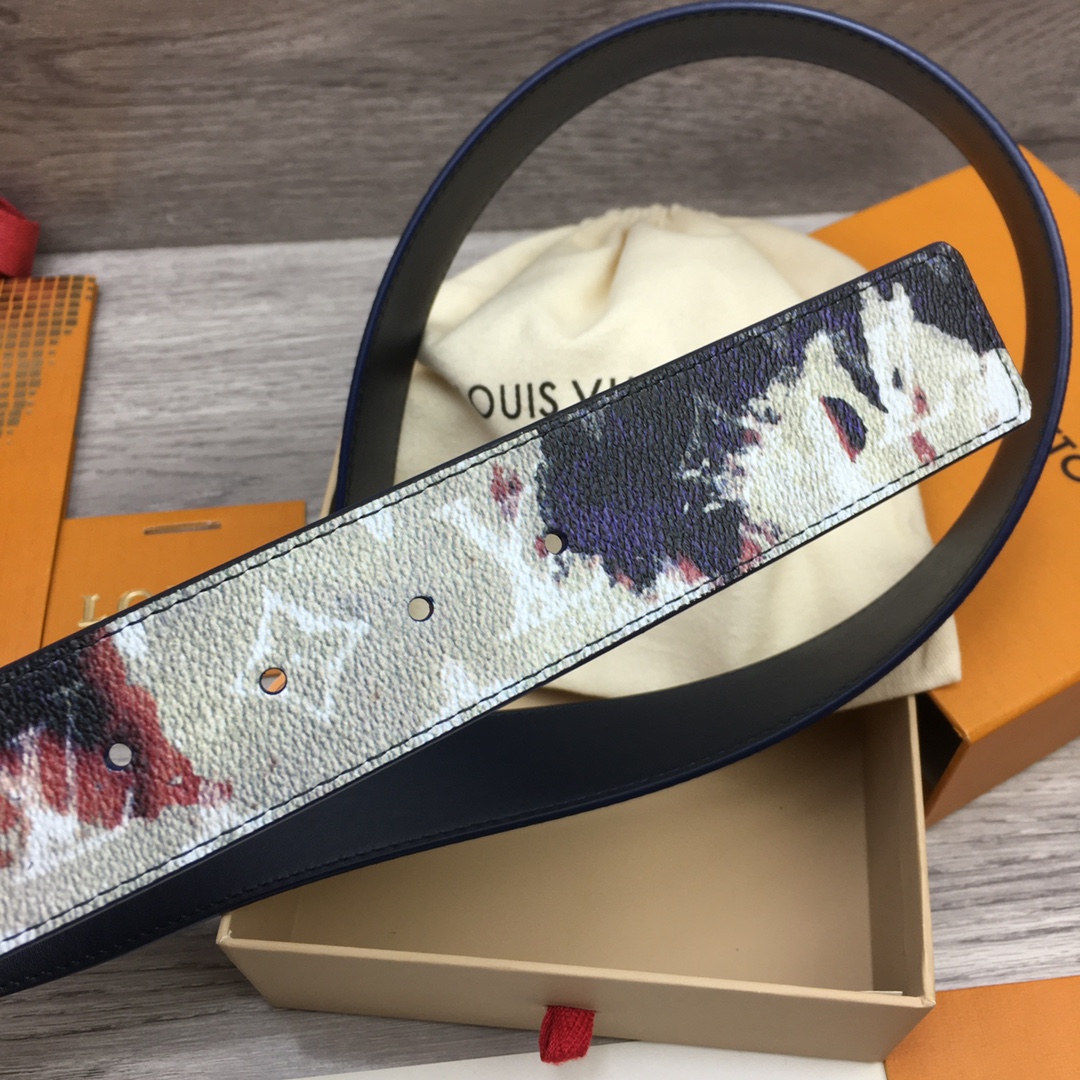 Louis Vuitton Men's Reversible Canvas Belt